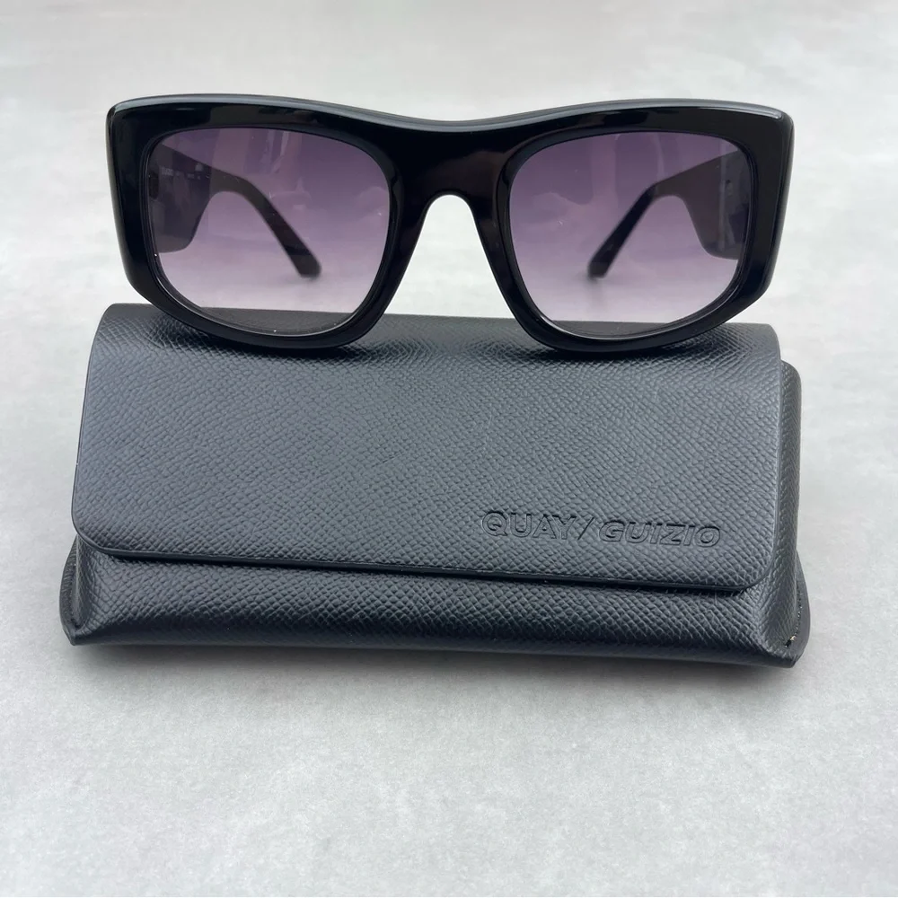 Quay x Guizio Uniform 55mm square sunglasses